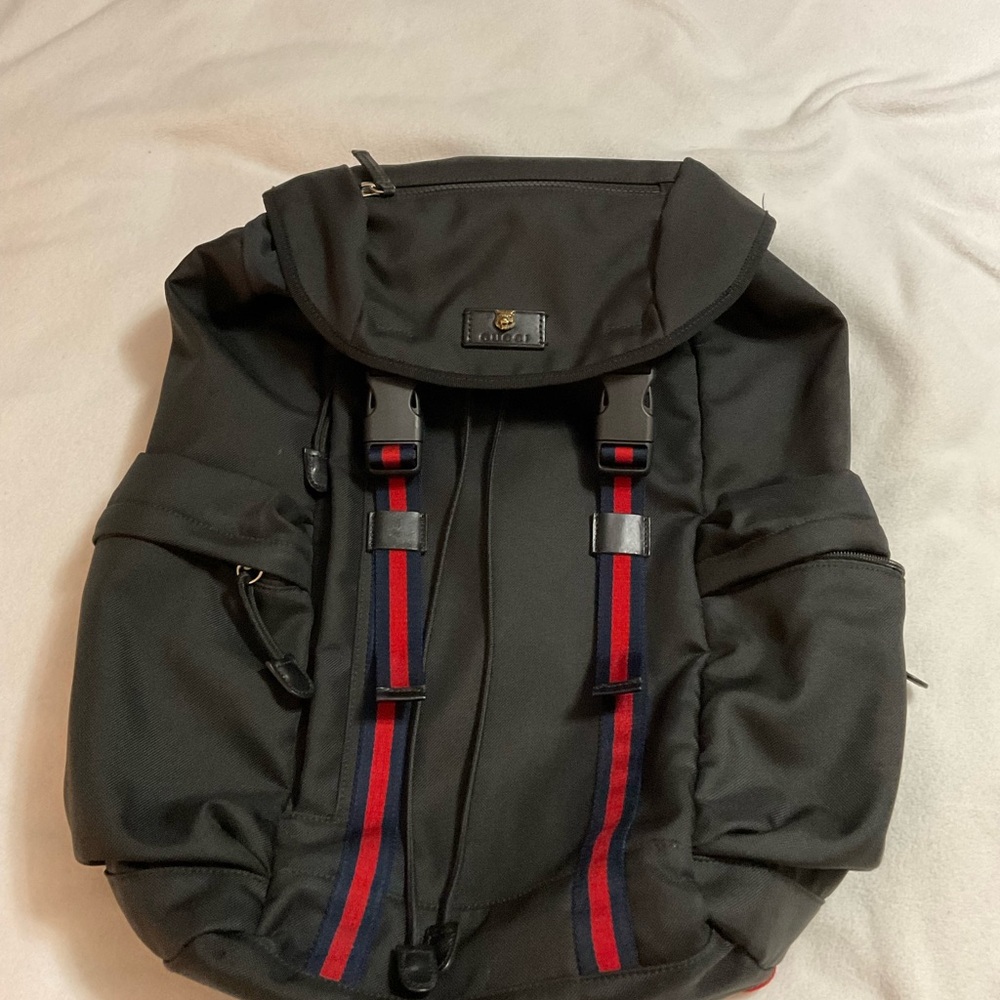 Gucci techpack backpack authenticated